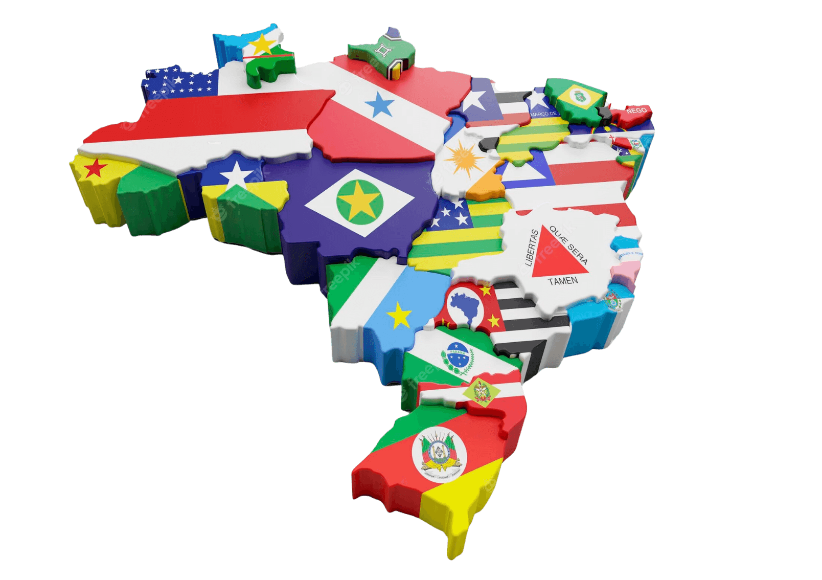 Mapa de Atuação Nacional
